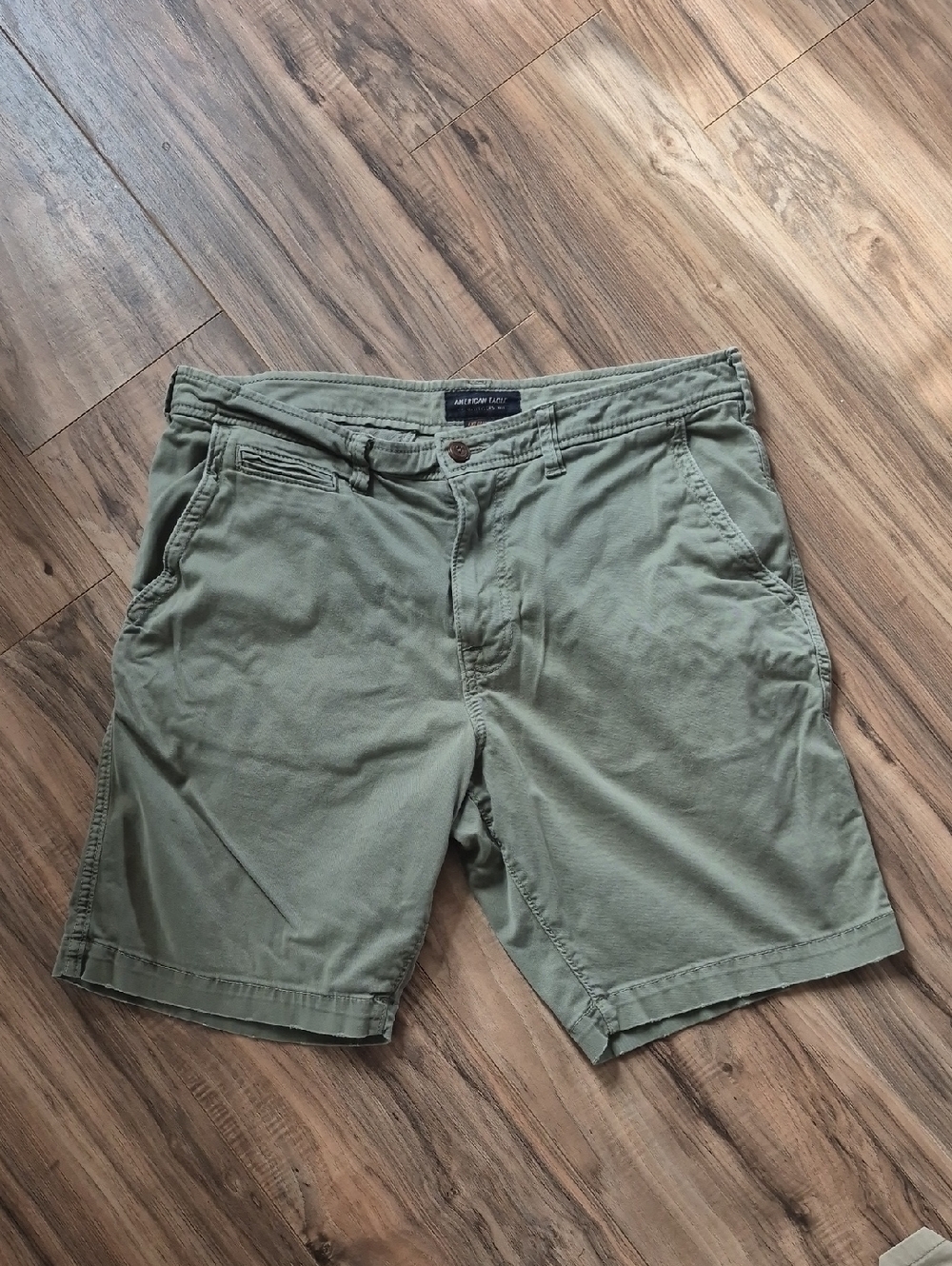 Men's Olive Green Casual Shorts